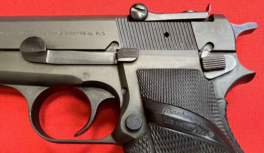 RARE Browning 9mm Hi Power GP Competition Model 6" Pistol EXCELLENT 1981-img-3