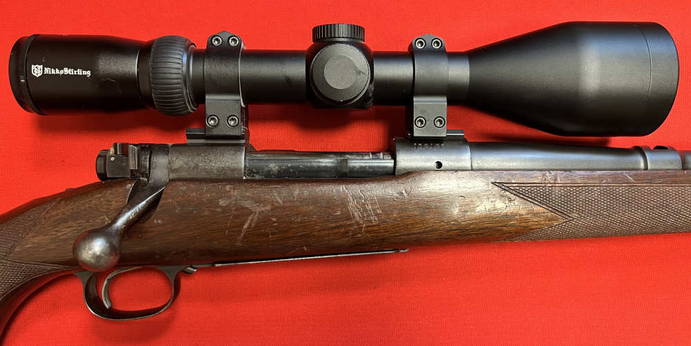 Winchester 220 Swift Model 70 26" Pre 64 Rifle with Scope Made in 1950-img-2