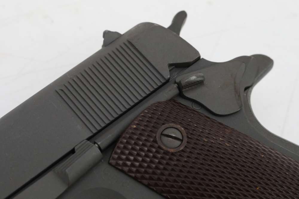 Remington Rand/Colt M1911A1 .45 ACP 1945 WW2 w/CMP Hard Case & NO RESERVE!-img-9