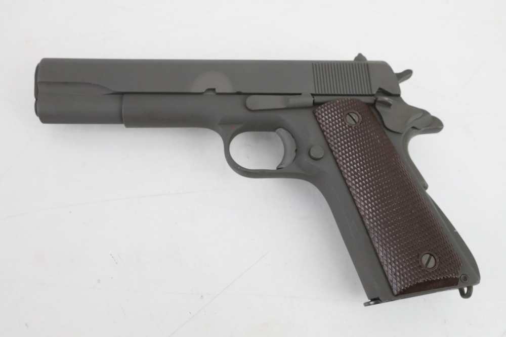 Remington Rand/Colt M1911A1 .45 ACP 1945 WW2 w/CMP Hard Case & NO RESERVE!-img-1