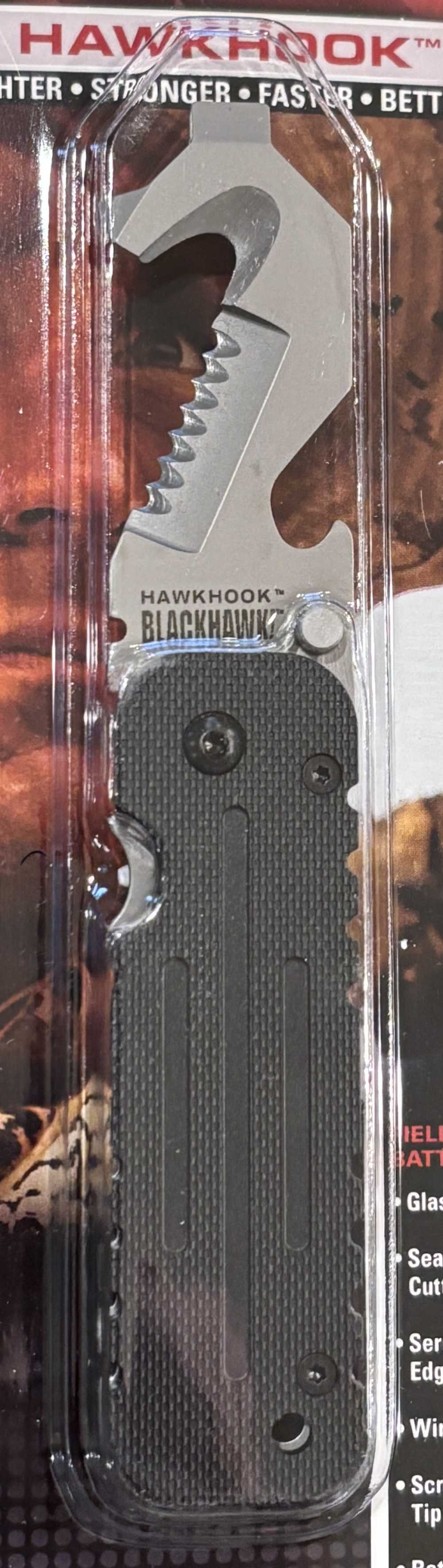 New Old Stock - Blackhawk Hawkhook Rescue Hook Knife - Excellent Condition-img-0