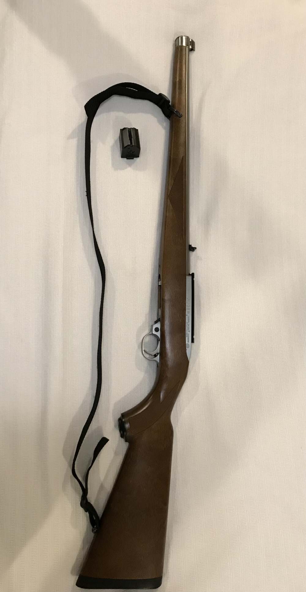 Ruger 10/22 international with manlicher stock stainless steel-img-6