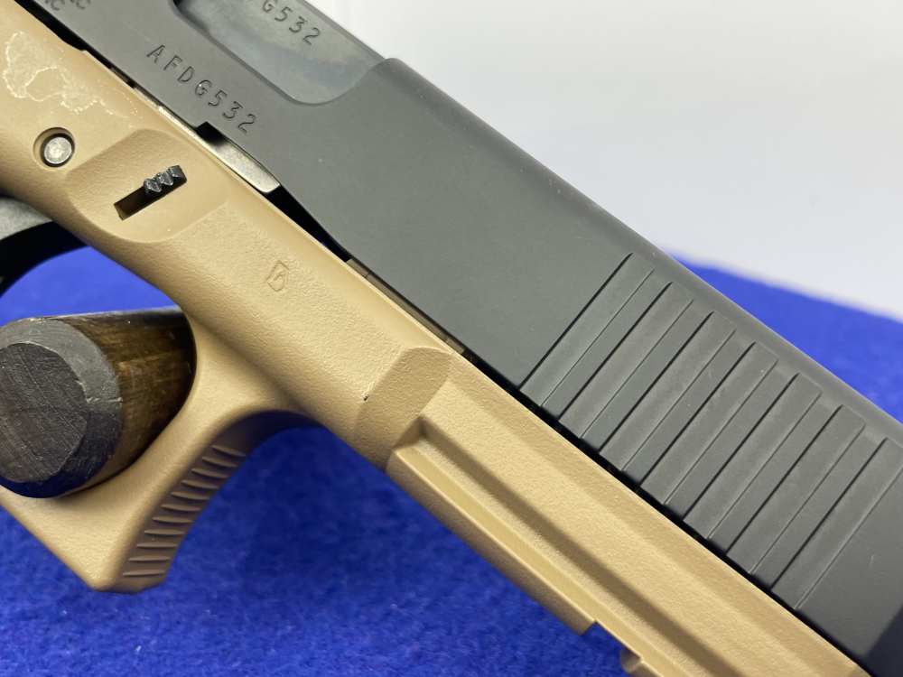 Glock 17 Gen 5 9mm 4.49" FDE/Black *AMAZING APOLLO CUSTOM CERAKOTE FRAME*-img-23