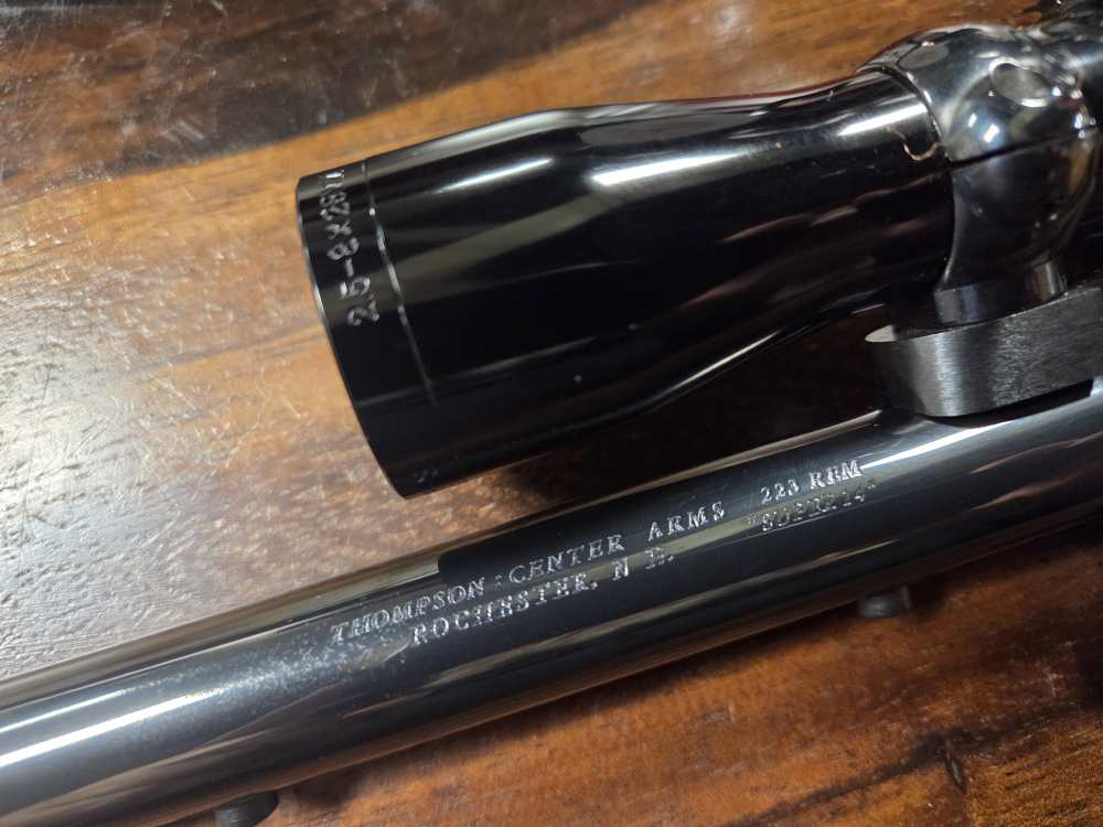 Thompson Center 14" 22LR and 223 Barrel Both with Scopes-img-3