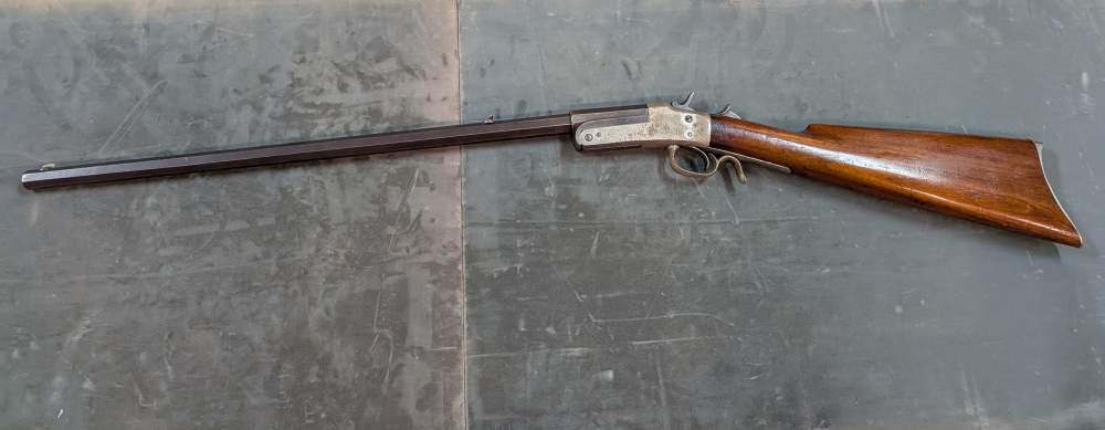 W. Wurfflein Philadelphia PA .22 Single Shot Rifle Octagon Barrel Antique-img-0
