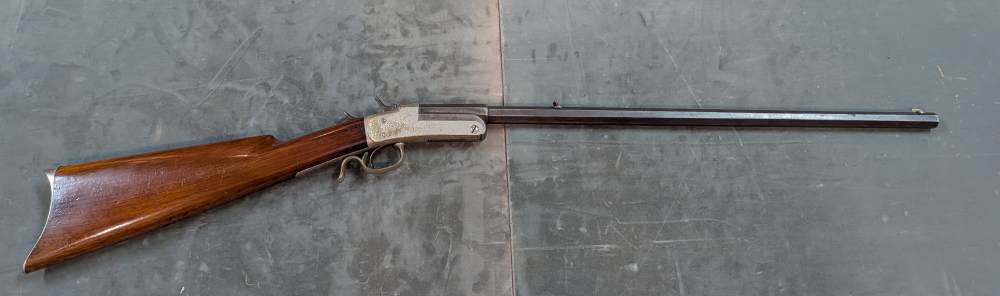 W. Wurfflein Philadelphia PA .22 Single Shot Rifle Octagon Barrel Antique-img-1