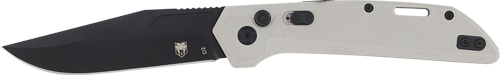 Cobratec Knives Naja Side Button Auto 3.5in D2 Lunar Grey-img-0