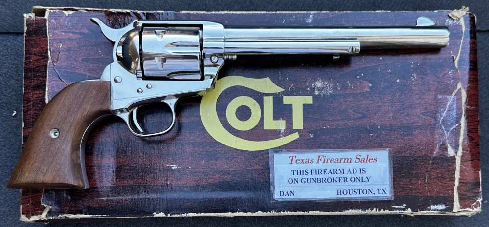Colt Single Action Army Bright Nickel .357 Magnum, Unfired, 1981-img-12