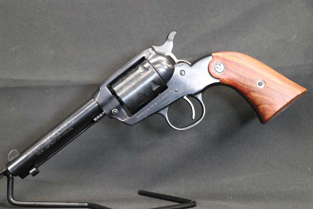 Ruger Bearcat 0912 .22 LR 4.2" Blued Revolver 6rd Hardwood Grips-img-1