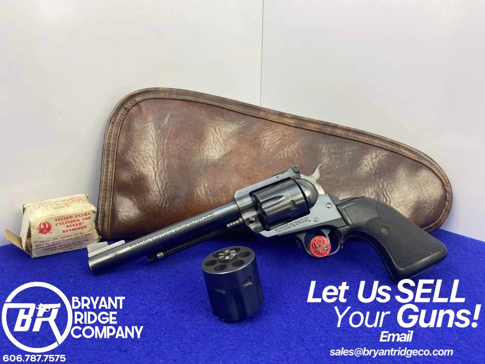1980 Ruger New Mod Blackhawk Convertible .357 Mag / 9mm *DUAL CYLINDERS*-img-0