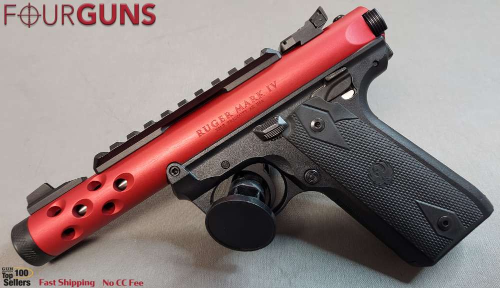 Ruger Mark IV 22/45 Lite Semi-Auto Pistol 22 LR 4.4" Barrel 10 Rounds 43910-img-0