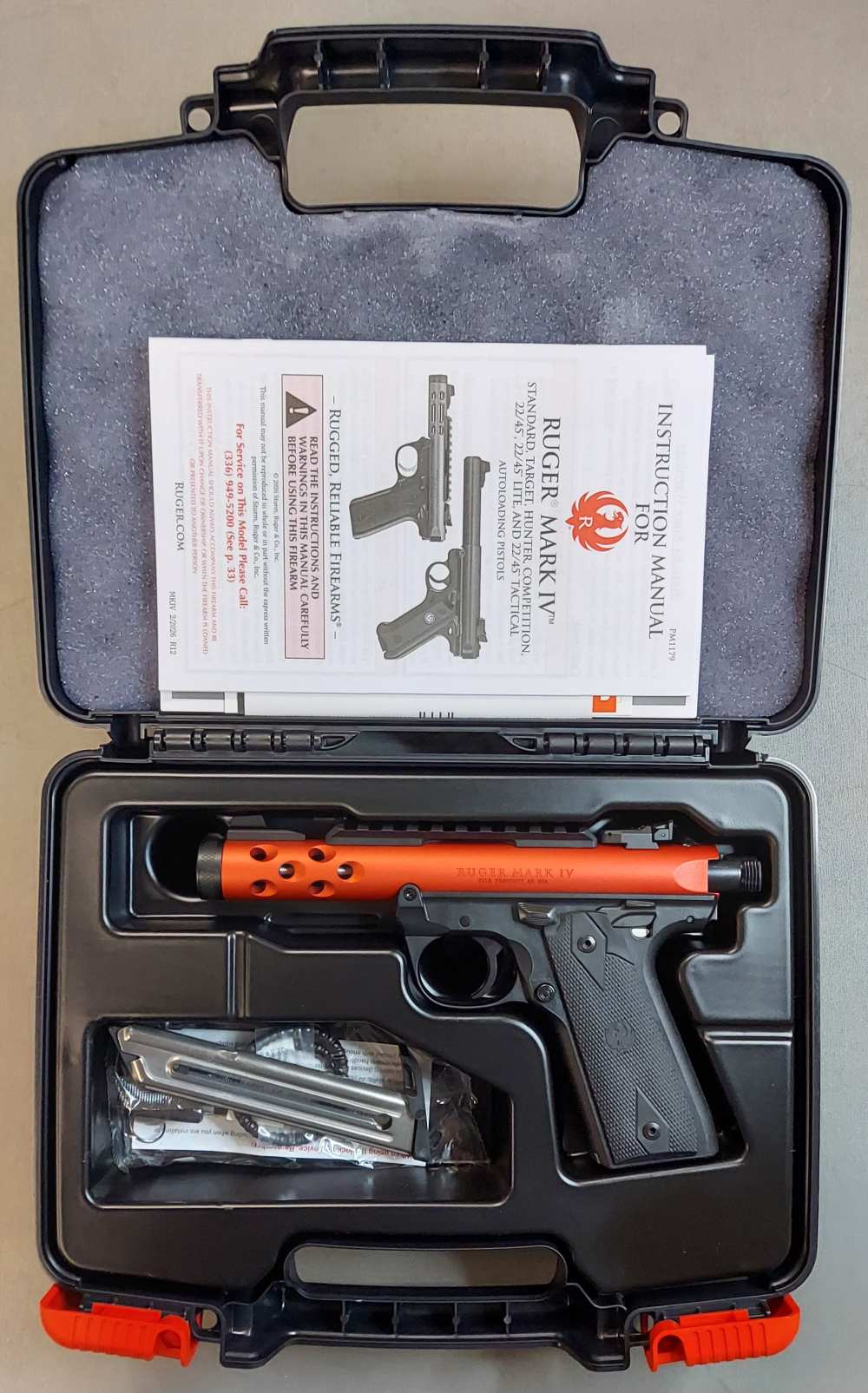 Ruger Mark IV 22/45 Lite Semi-Auto Pistol 22 LR 4.4" Barrel 10 Rounds 43910-img-5