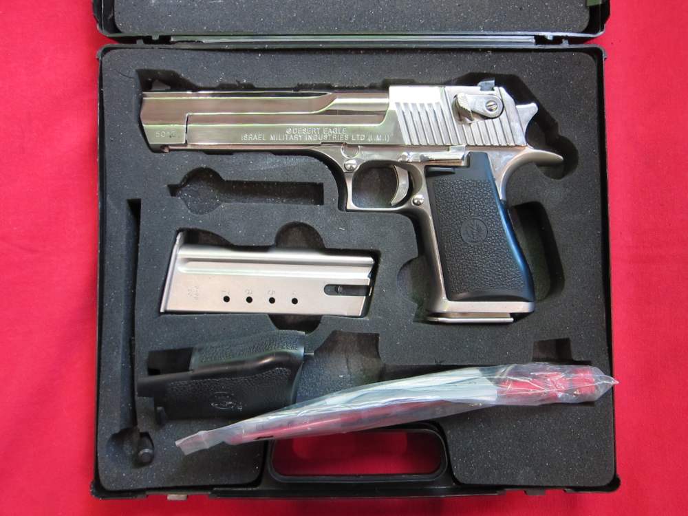 I.M.I MAGNUM RESEARCH DESERT EAGLE 50AE 6" W/ BOX 2 MAGS! MADE IN ISRAEL!-img-0
