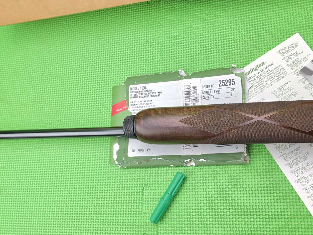 REMINGTON 1100 ENHANCED ENGRAVED * 410 GAUGE 25" VENTILATED RIB BRL SUPERB -img-23