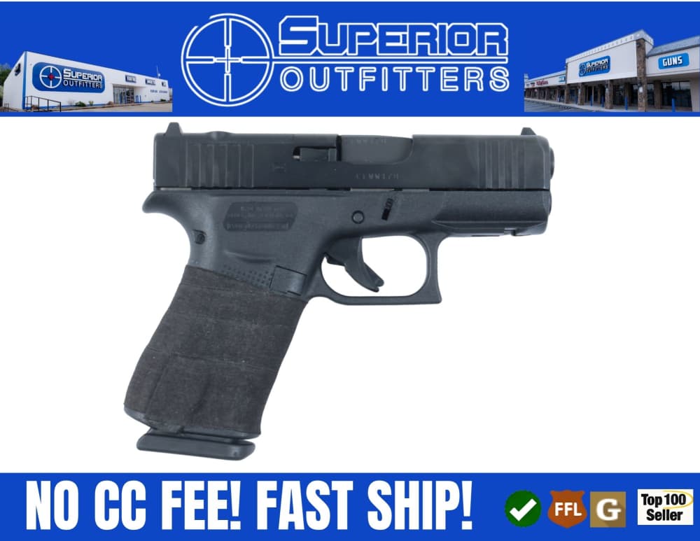 Glock 43X MOS 9mm 3.41" Barrel Semi Auto Carry Pistol Optics Ready -img-0