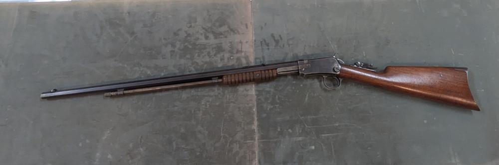 Winchester Model 1890 .22 WRF Pump Action Octagon Barrel Tang Peep Sight-img-1