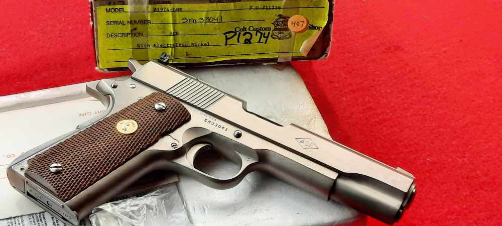 Colt Ace *Custom Shop* E-Nickel .22LR. *1980 Mfg* Rare! NR-img-42