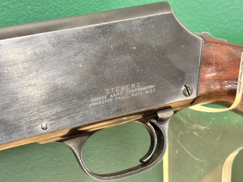 Stevens 520 20 ga Pump Action Shotgun 22" Vent Rib PowerPac Choke -img-19