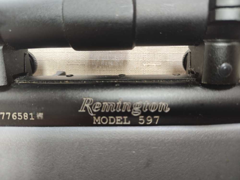 Remington 597 22LR 20" Barrel with Original Remington Scope NO MAG!-img-8