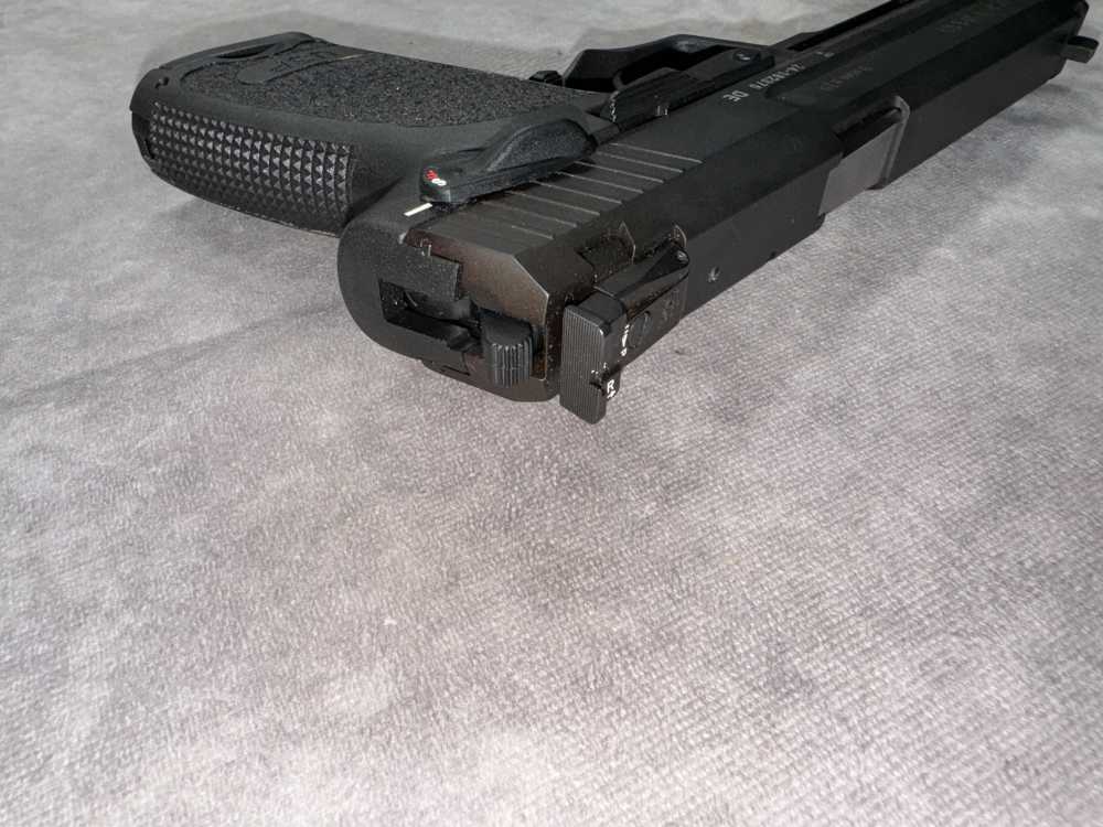 USED! HECKLER & KOCH USP EXPERT 9MM NO JET FUNNEL BOX 2 MAGS -img-17