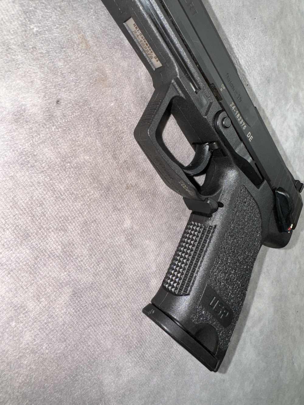 USED! HECKLER & KOCH USP EXPERT 9MM NO JET FUNNEL BOX 2 MAGS -img-12
