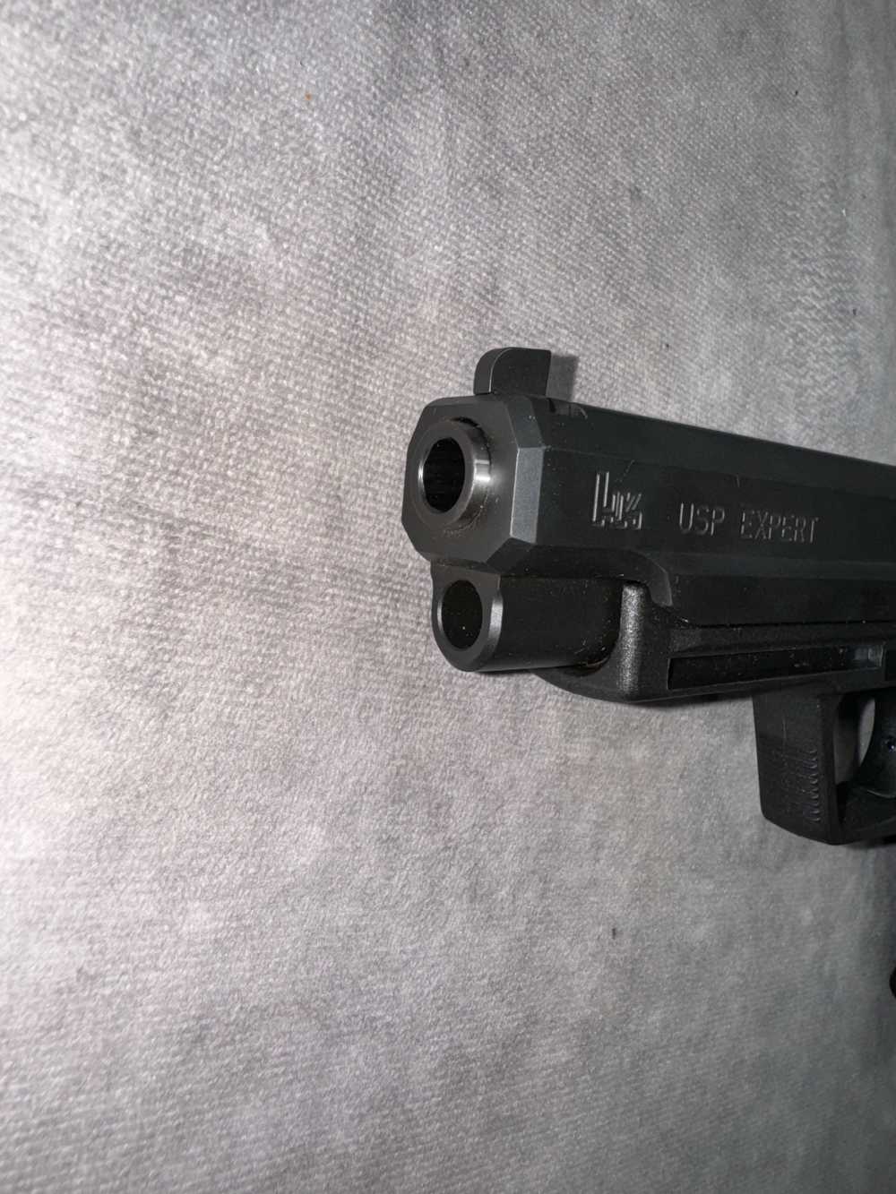 USED! HECKLER & KOCH USP EXPERT 9MM NO JET FUNNEL BOX 2 MAGS -img-7