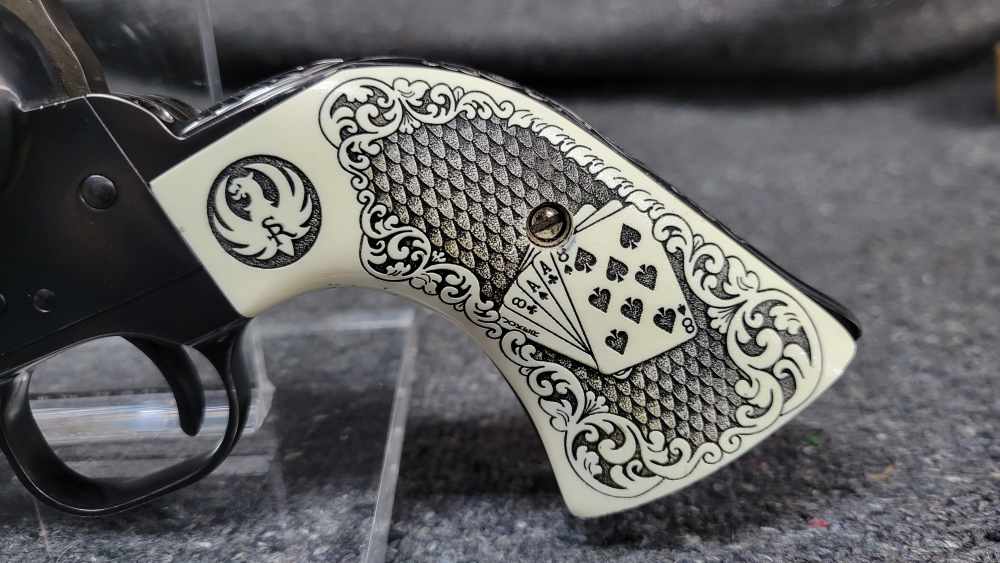 ENGRAVED COWBOY TUNED Ruger Old Army Cal. .45 LC. -img-1