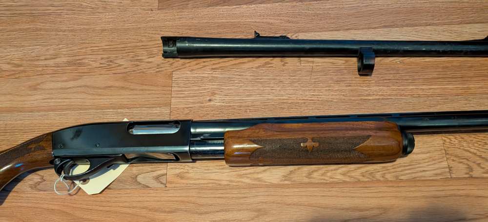 Remington 870 Wingmaster 12 Gauge Pump Action Shotgun - 2 Barrels-img-2