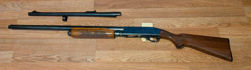Remington 870 Wingmaster 12 Gauge Pump Action Shotgun - 2 Barrels-img-0