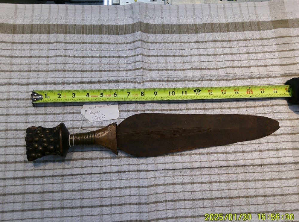Congo dagger from late 1800's Knife-img-1