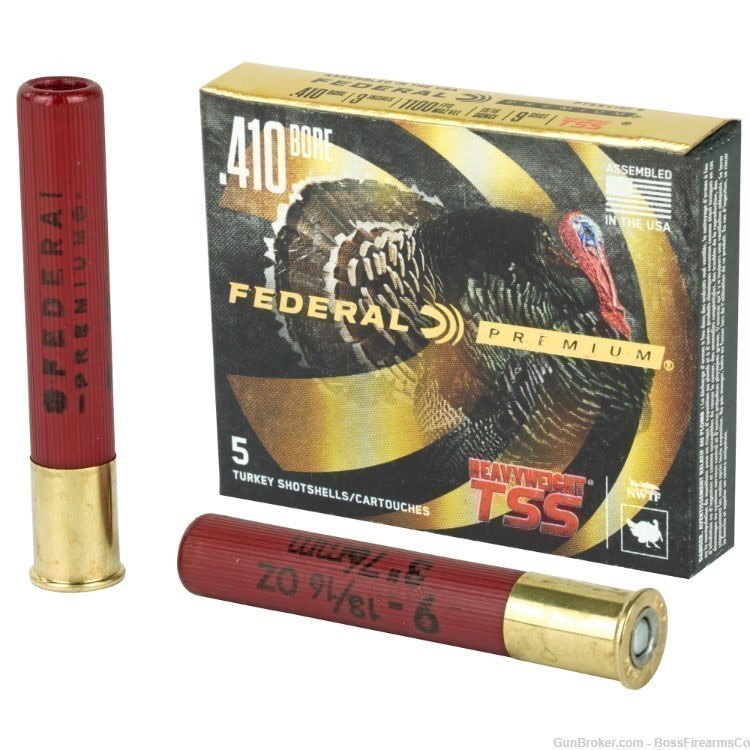 Federal Premium 410ga 3" 13/16oz #9 Heavyweight TSS 5rds PTSS419F9-img-0
