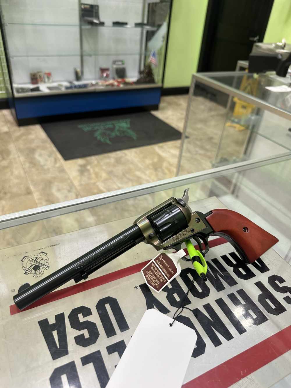 NEW HERITAGE ROUGH RIDER 22LR WOOD / BLK 6.5" 9RD RR22999CH6-img-3