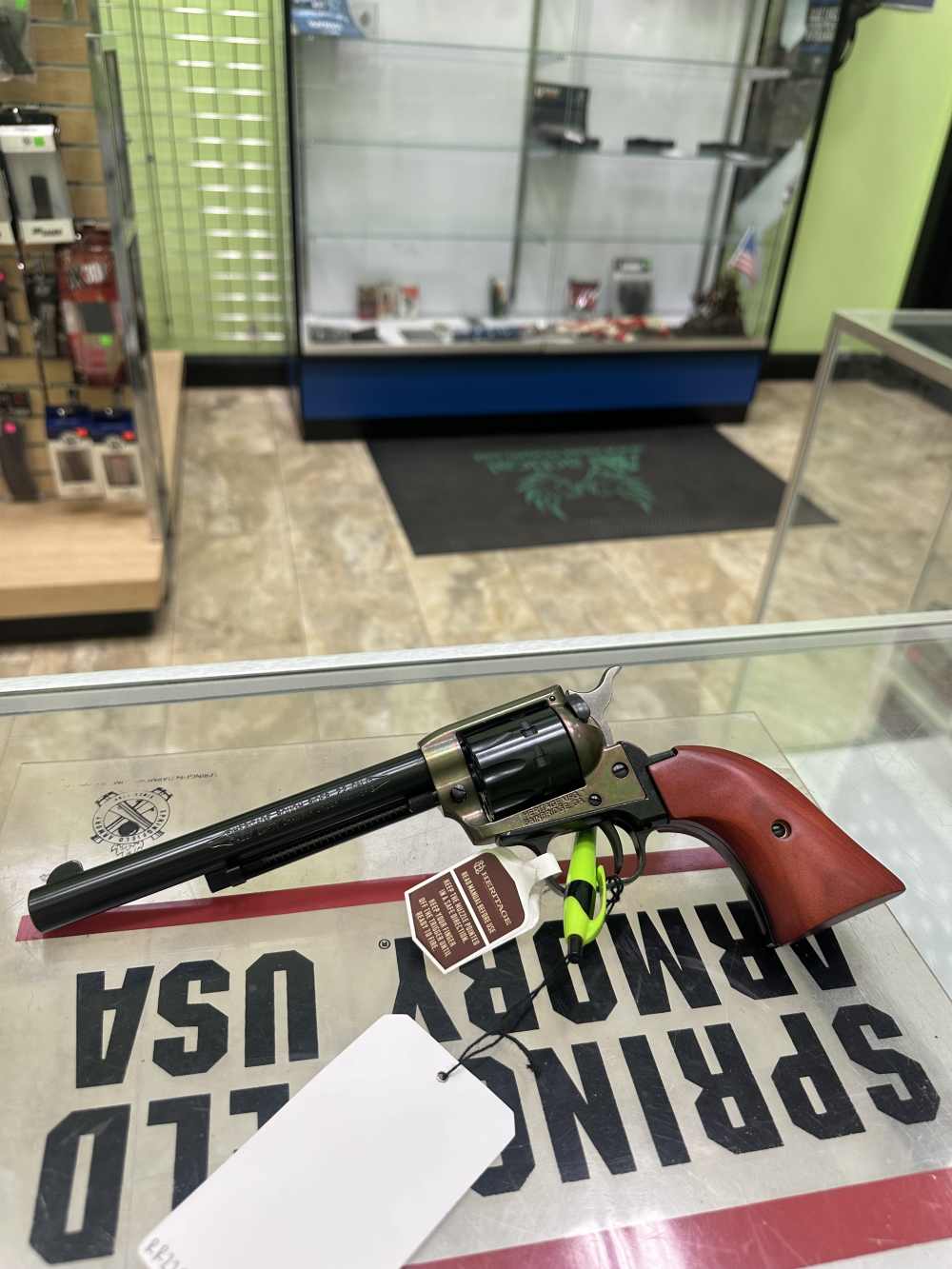 NEW HERITAGE ROUGH RIDER 22LR WOOD / BLK 6.5" 9RD RR22999CH6-img-2