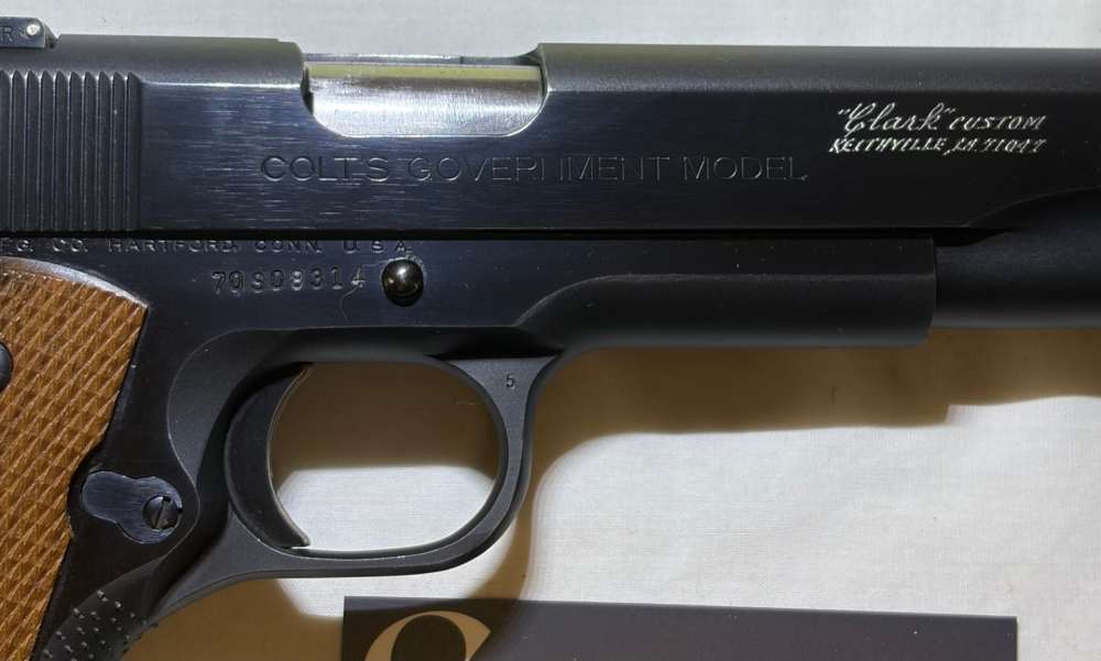 Colt Government MK IV Series 70 38 Super 5" EXCELLENT Letter Clark Custom-img-6