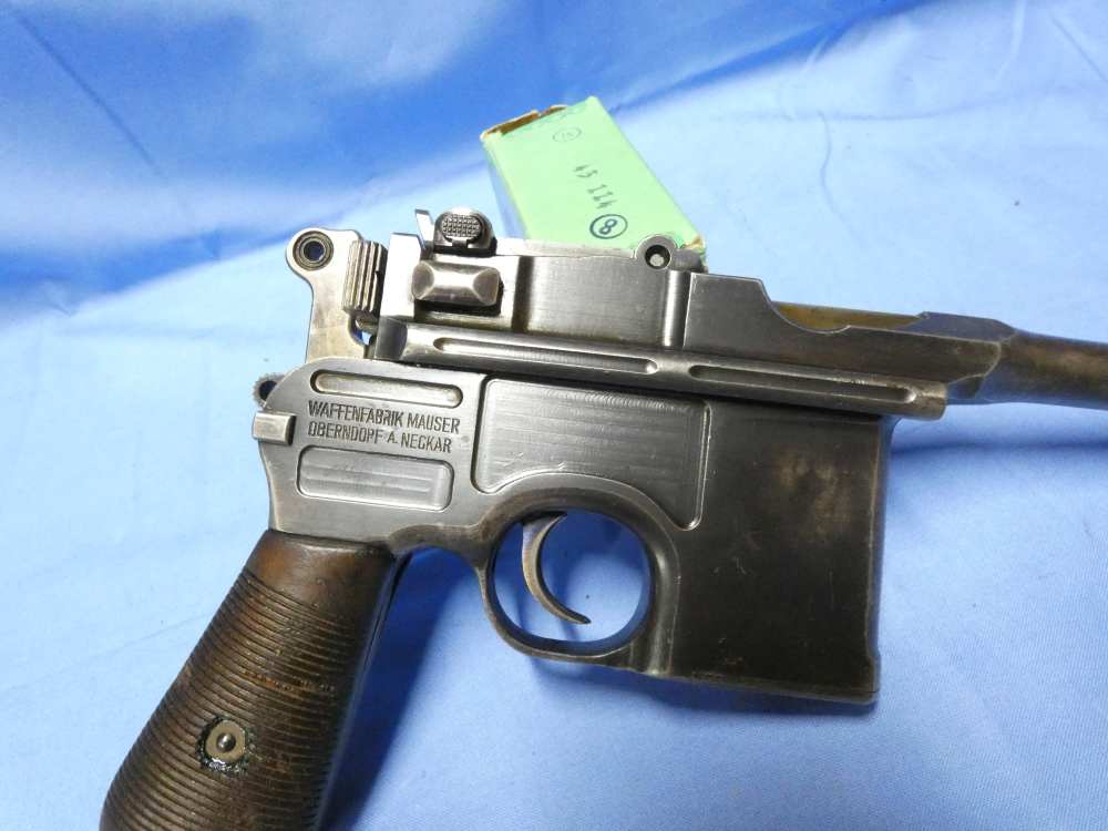 All-Matching Mauser C96 Broomhandle – 1911 Pre-War Commercial 7.63mm C&R OK-img-6