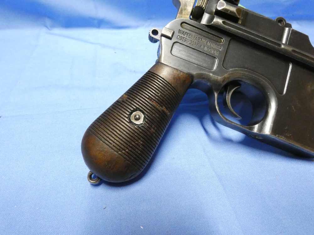 All-Matching Mauser C96 Broomhandle – 1911 Pre-War Commercial 7.63mm C&R OK-img-1