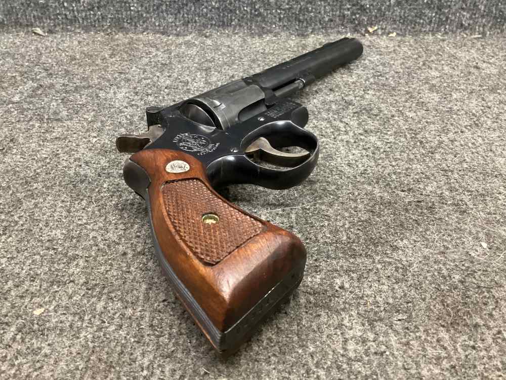 Smith & Wesson K38 Revolver 38 Special 6" Barrel-img-15