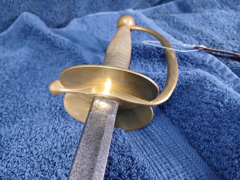 M-1840 US CIVIL WAR NCO SWORD with POLISHED STEEL SCABBARD P-2167-img-9