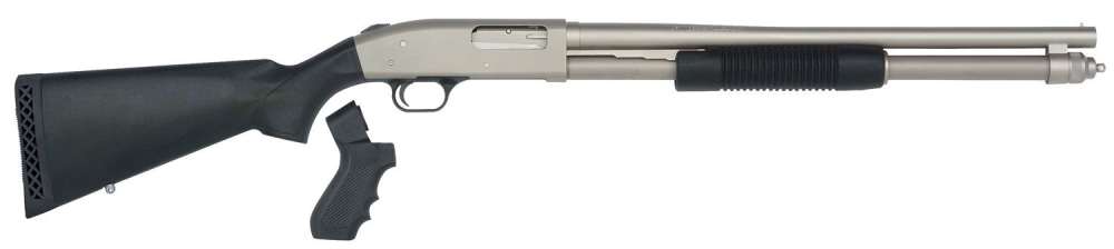 Mossberg 590 Special Purpose Mariner Silver12 Gauge 20" Pistol Grip 50299-img-2