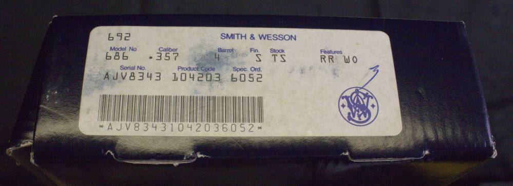 PENNY AUCTION! 1985 Smith & Wesson 686 NO DASH in .357Mag *Factory Box*-img-1