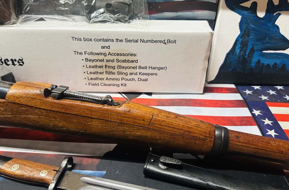Exceptional Match Mitchell’s Mausers M48A 8mm Rifle+Bayonet +Sling + Gear -img-4