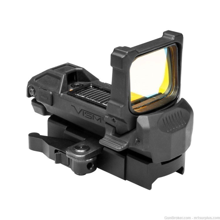 VISM Solar + Battery Power Red Dot Sight w/ Mount fits Ruger 5.7 LC Carbine-img-0