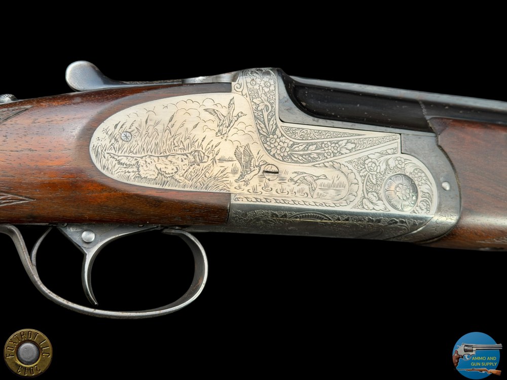 AYA - DELUXE GAMESCENE ENGRAVED SIDEPLATE O/U 12GA - 28" - MULTICHOKE-img-15