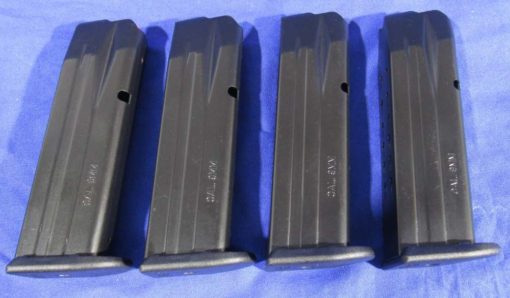 Lot of 4 Walther PDP Compact 9mm 15 Round Magazines - Factory Originals-img-1