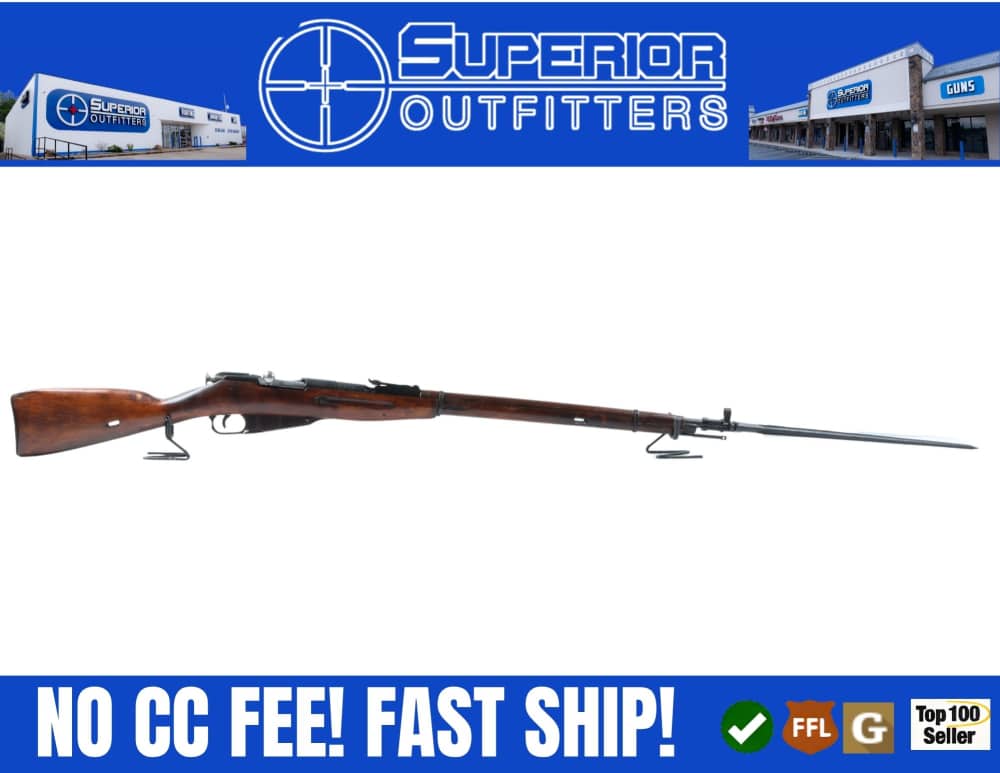 Mosin-Nagant M91/30 Bolt Action Rifle 7.62x54R 28" Barrel w/ Spike Bayonet-img-0