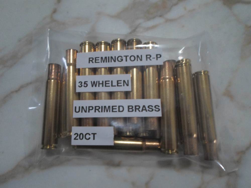 Remington R-P 35 Whelen Unprimed Brass 20ct-img-0