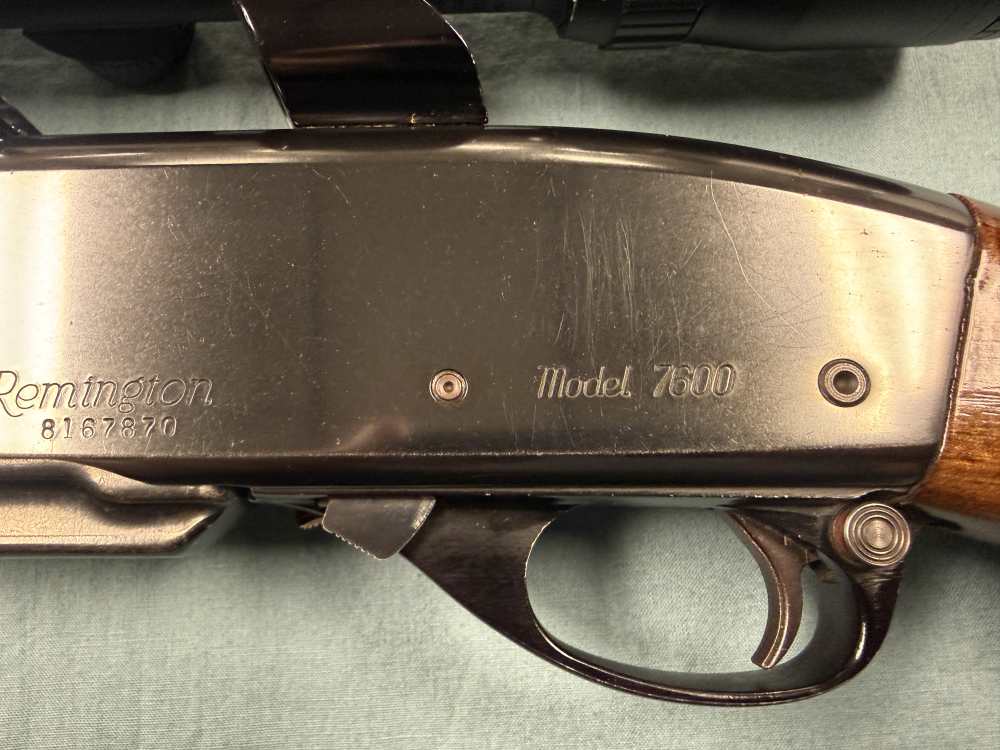 Remington 7600 .270 winchester Pump Rifle w Bushnell Elite Scope-img-3