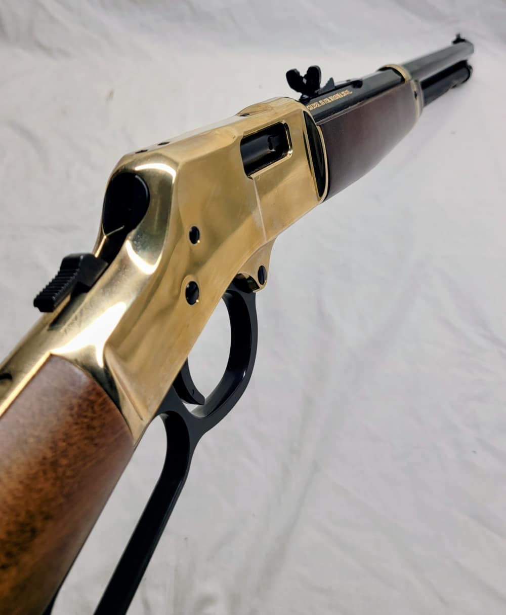 Henry H006 44 Mag/44 Special 10+1 20" Blued Octagon Barrel, Polished Brass -img-3