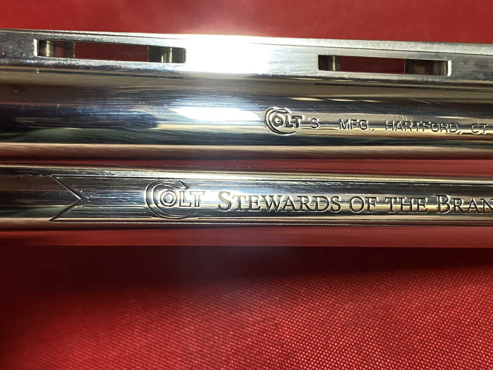 Colt CZ Python Merger Commemorative 6" Stainless 357 Mag Unfired and Rare-img-7