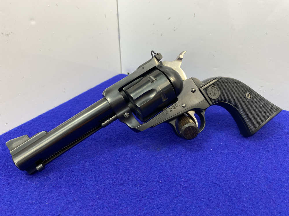 2017 Ruger New Model Blackhawk .357 Mag Blue 4.62" *CLASSIC RUGER REVOLVER*-img-0